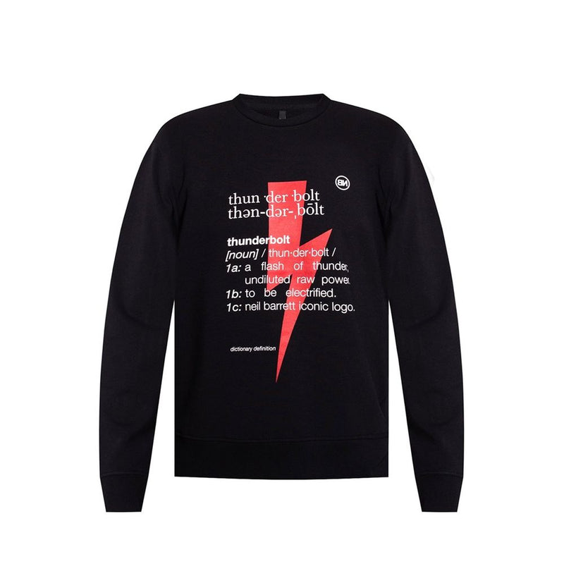 Neil Barrett Black Cotton Sweatshirt for Men