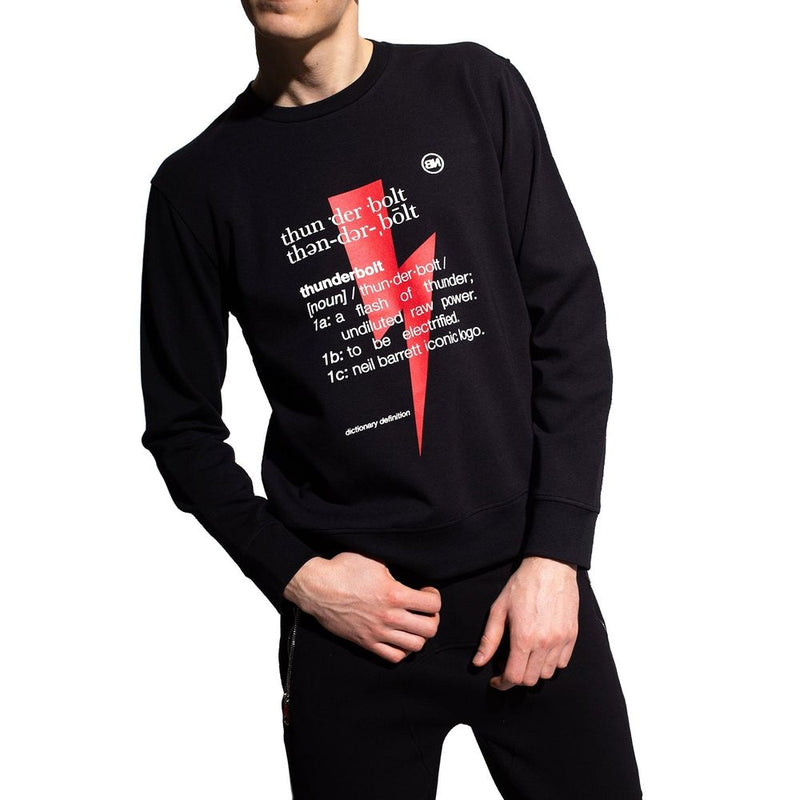 Neil Barrett Black Cotton Sweatshirt for Men
