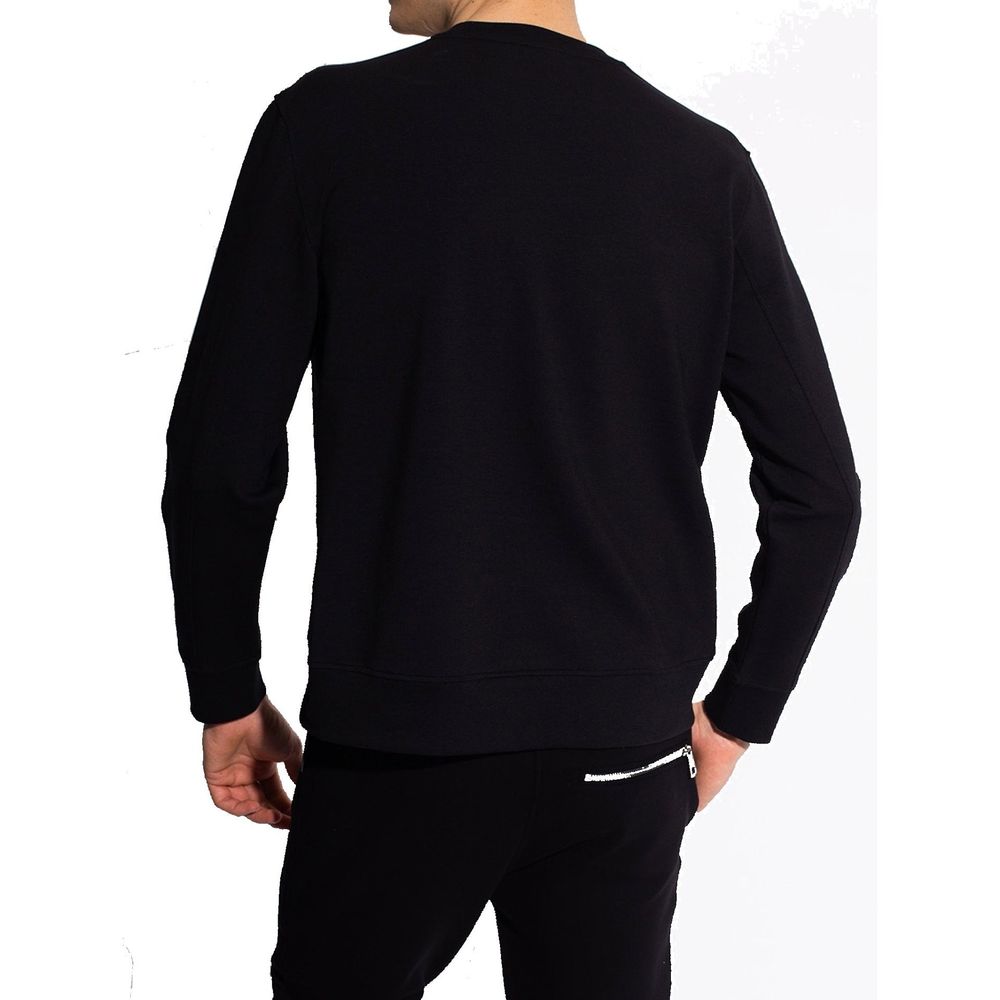 Sweatshirt en Coton Noir Neil Barrett - Élégance Décontractée