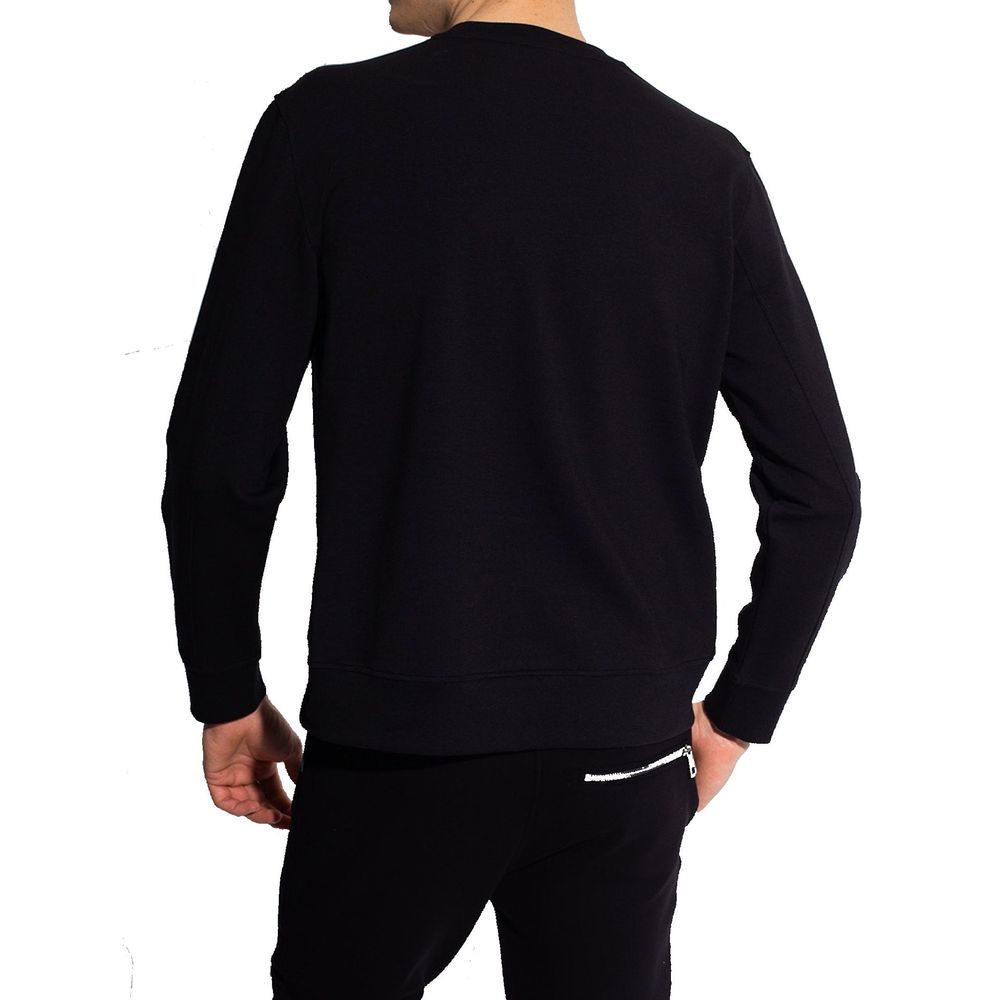 Sweatshirt en Coton Noir Neil Barrett - Élégance Décontractée