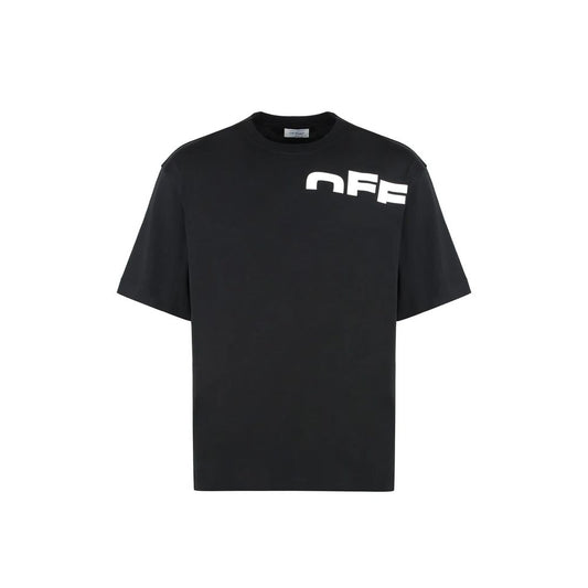 T-shirt Off-White en coton noir