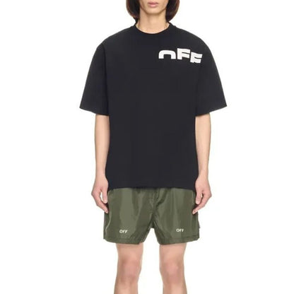 Off-White Black Cotton T-Shirt