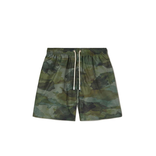 Palm Angels Bicolor Polyester Swim Shorts for Men
