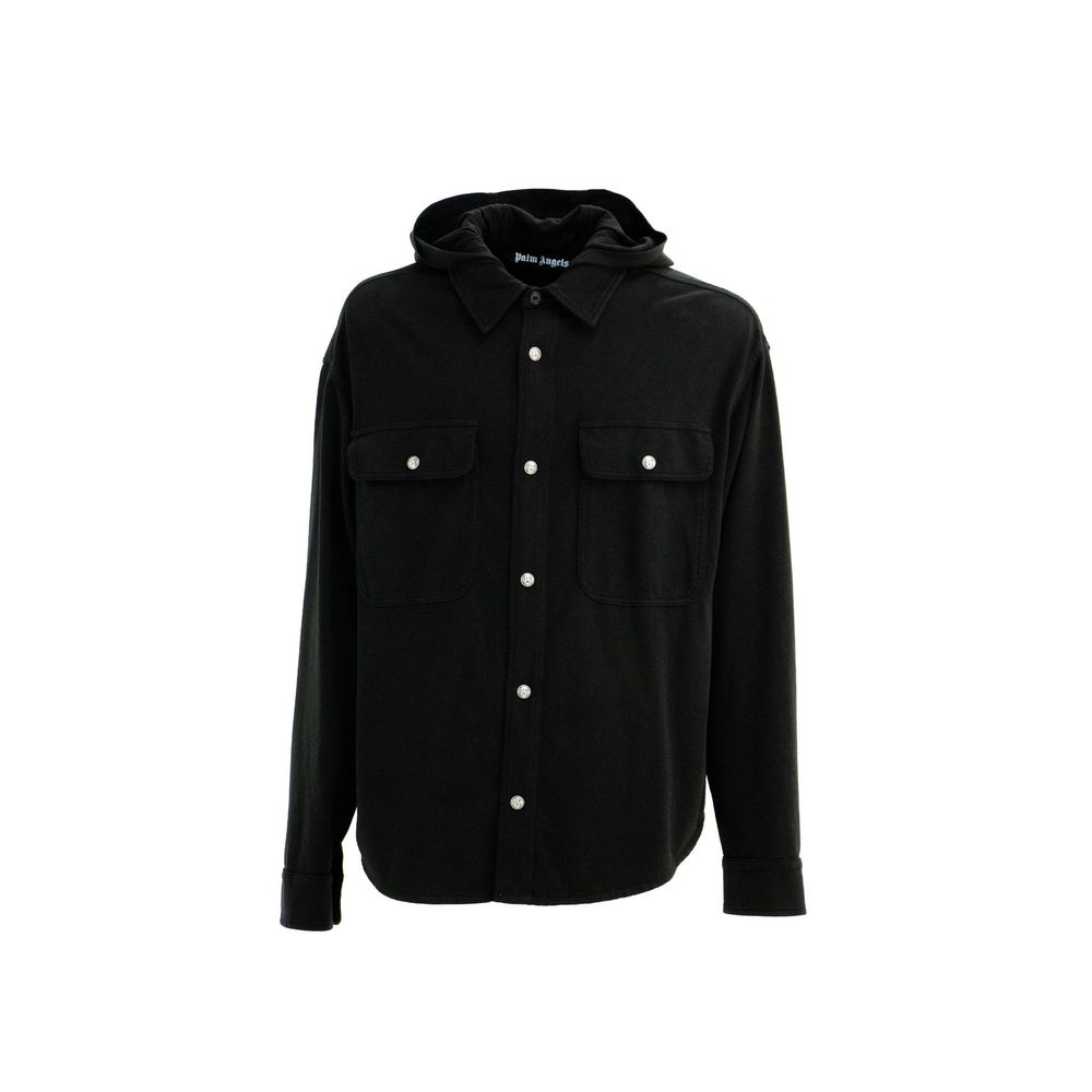 Palm Angels Zwart Denim Overhemd