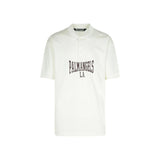 Palm Angels Polo Shirt en Coton Blanc pour Homme