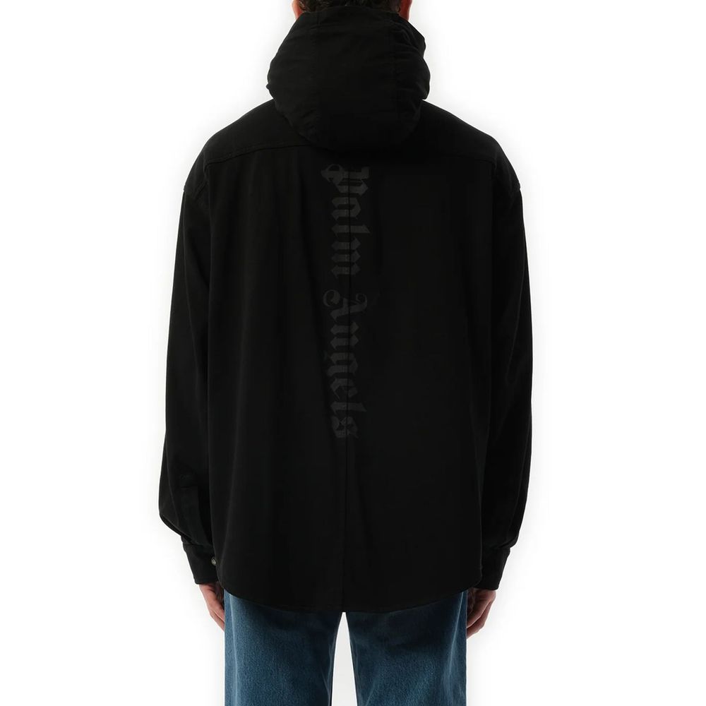Palm Angels Zwart Denim Overhemd
