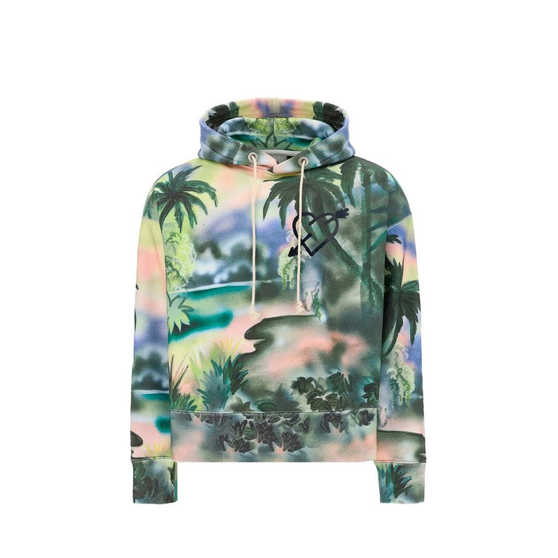 Sweatshirt Bicolor en Coton Palm Angels