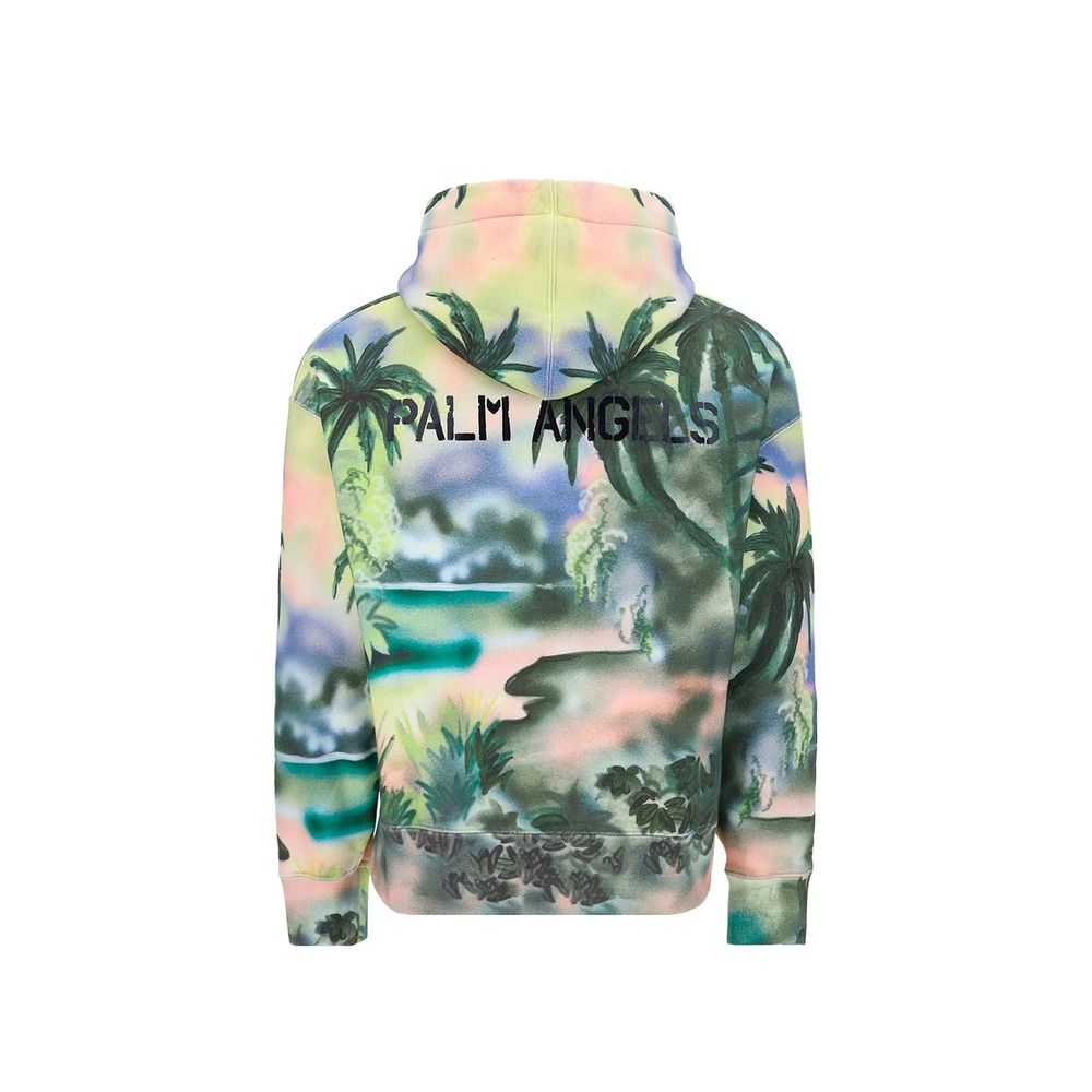 Sweatshirt Bicolor en Coton Palm Angels