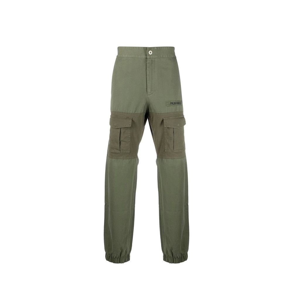 Palm Angels Bicolor Cotton Cargo Pants - Élégance et Confort