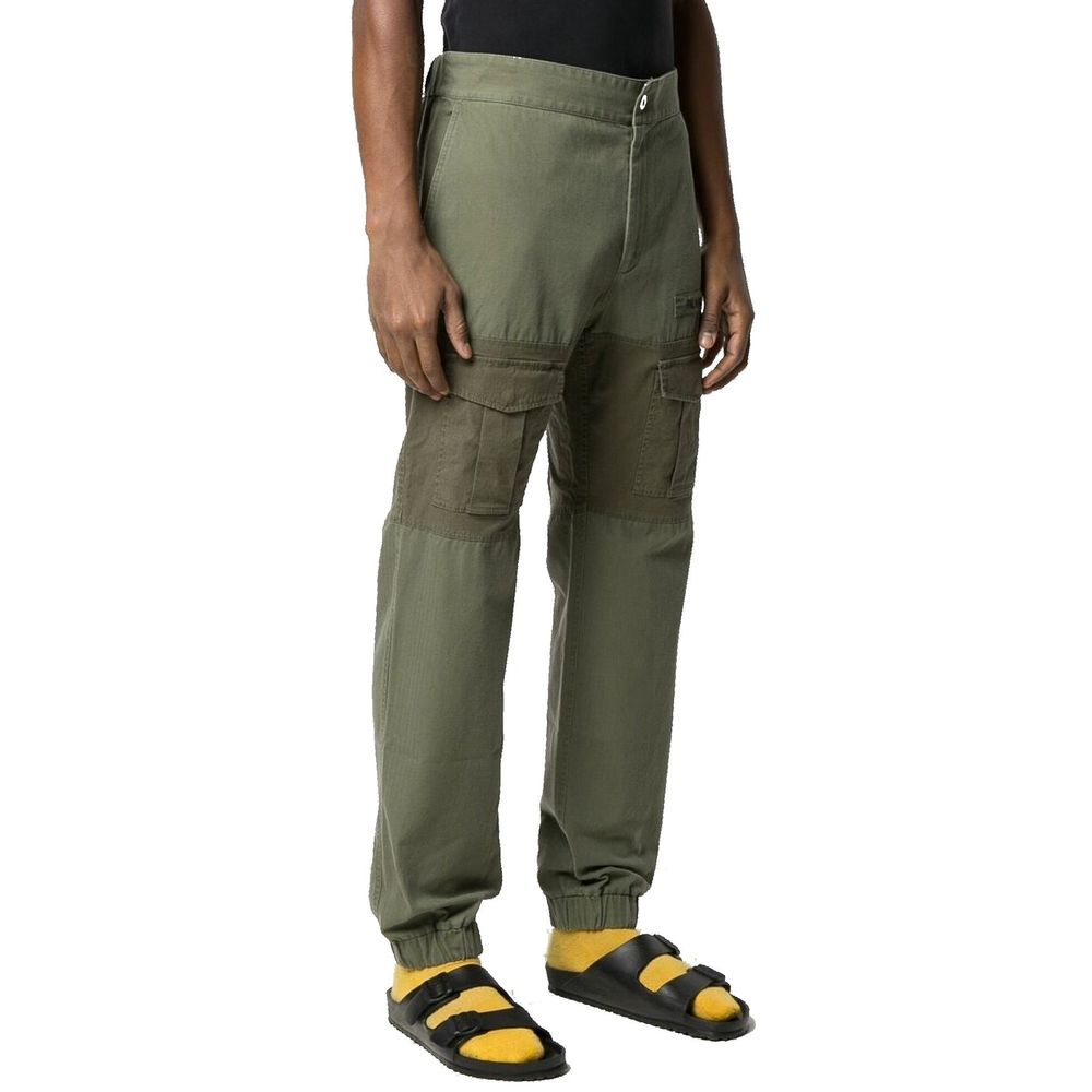 Palm Angels Bicolor Cotton Cargo Pants - Élégance et Confort