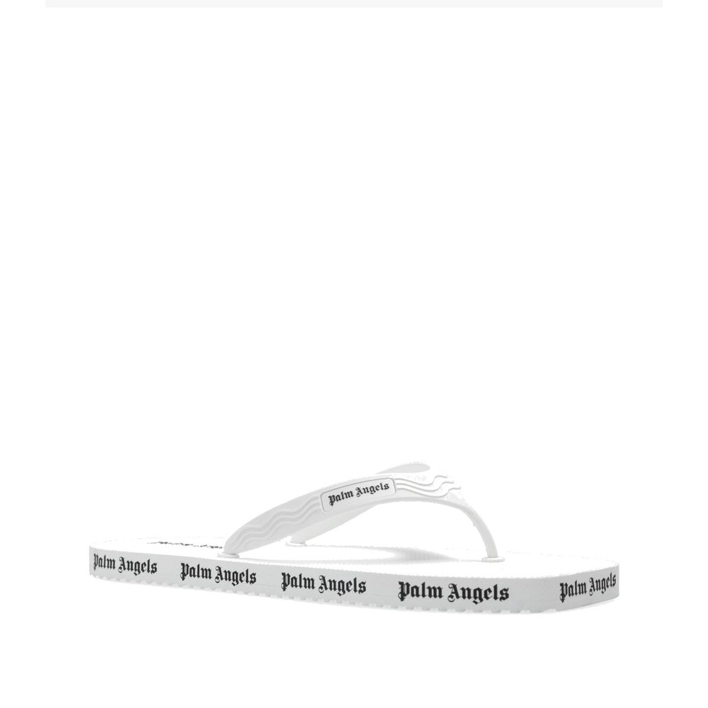Palm Angels White Rubber Slides for Women - Stylish Comfort