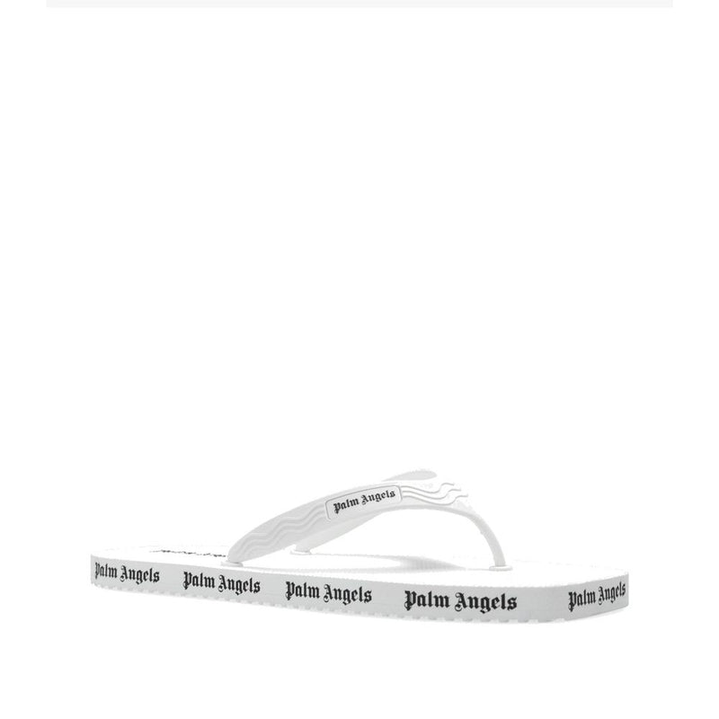 Palm Angels White Rubber Slides for Women - Stylish Comfort