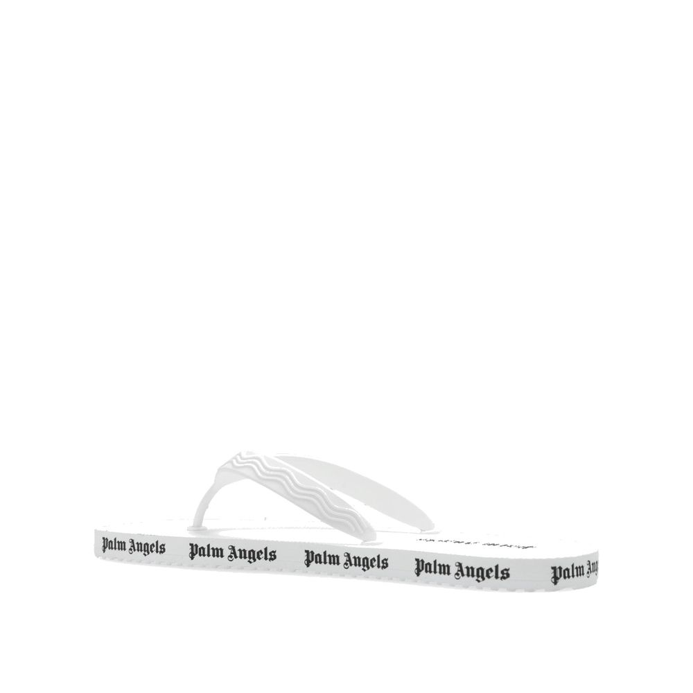 Palm Angels White Rubber Slides for Women - Stylish Comfort
