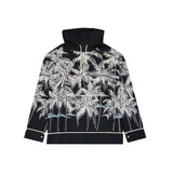 Palm Angels Black Cotton Pattern Shirt - Men
