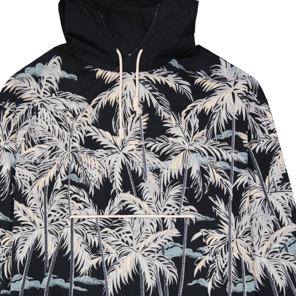 Palm Angels Black Cotton Pattern Shirt - Men