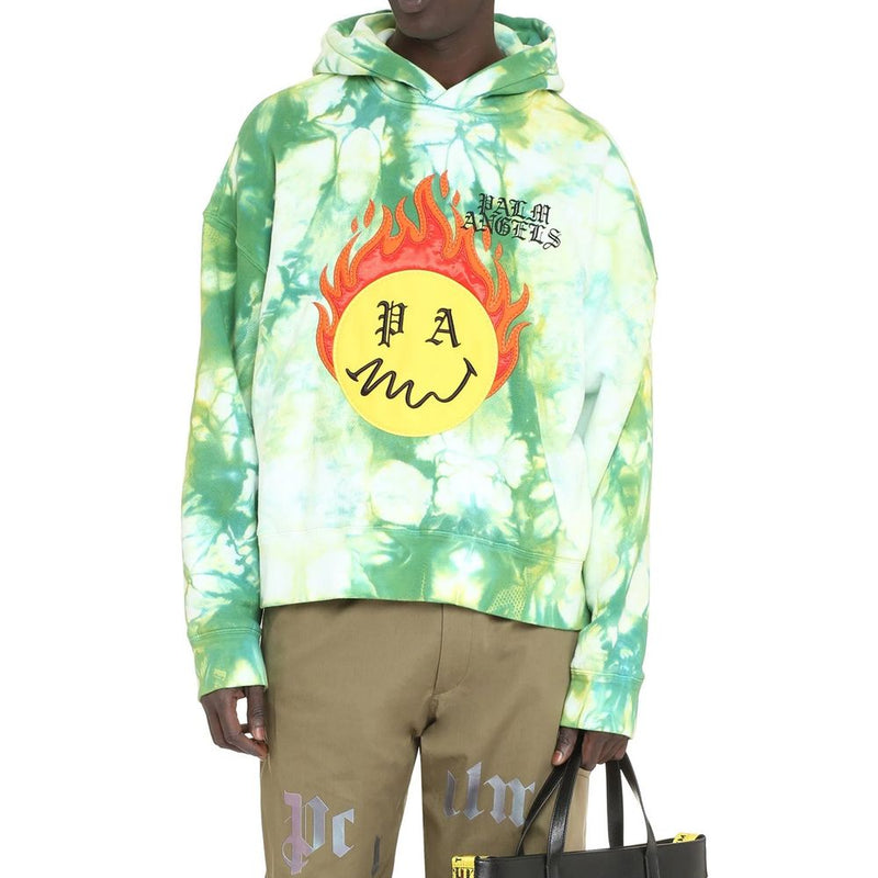 Palm Angels Bicolor Cotton Sweatshirt for Men