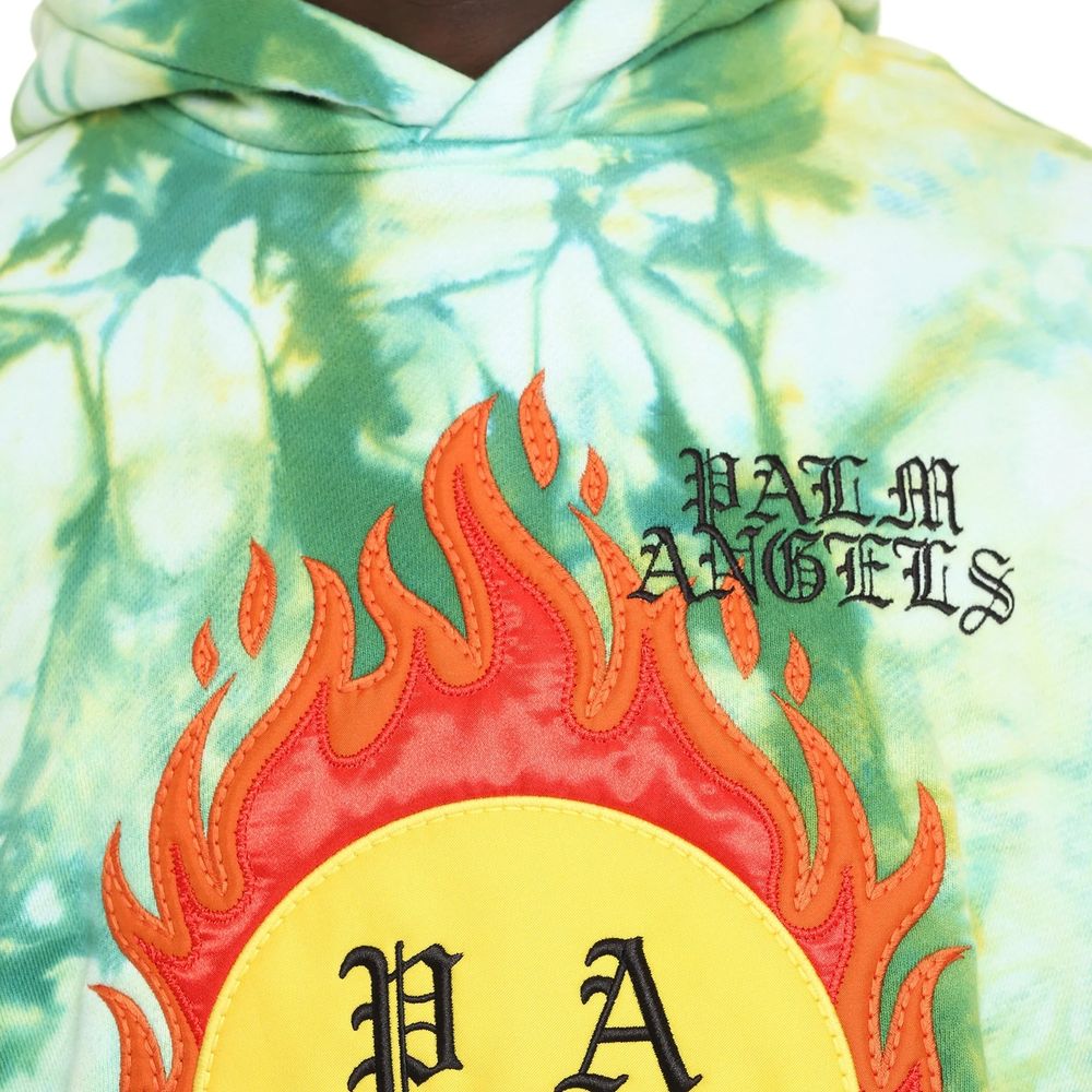 Palm Angels Bicolor Cotton Sweatshirt pour Homme