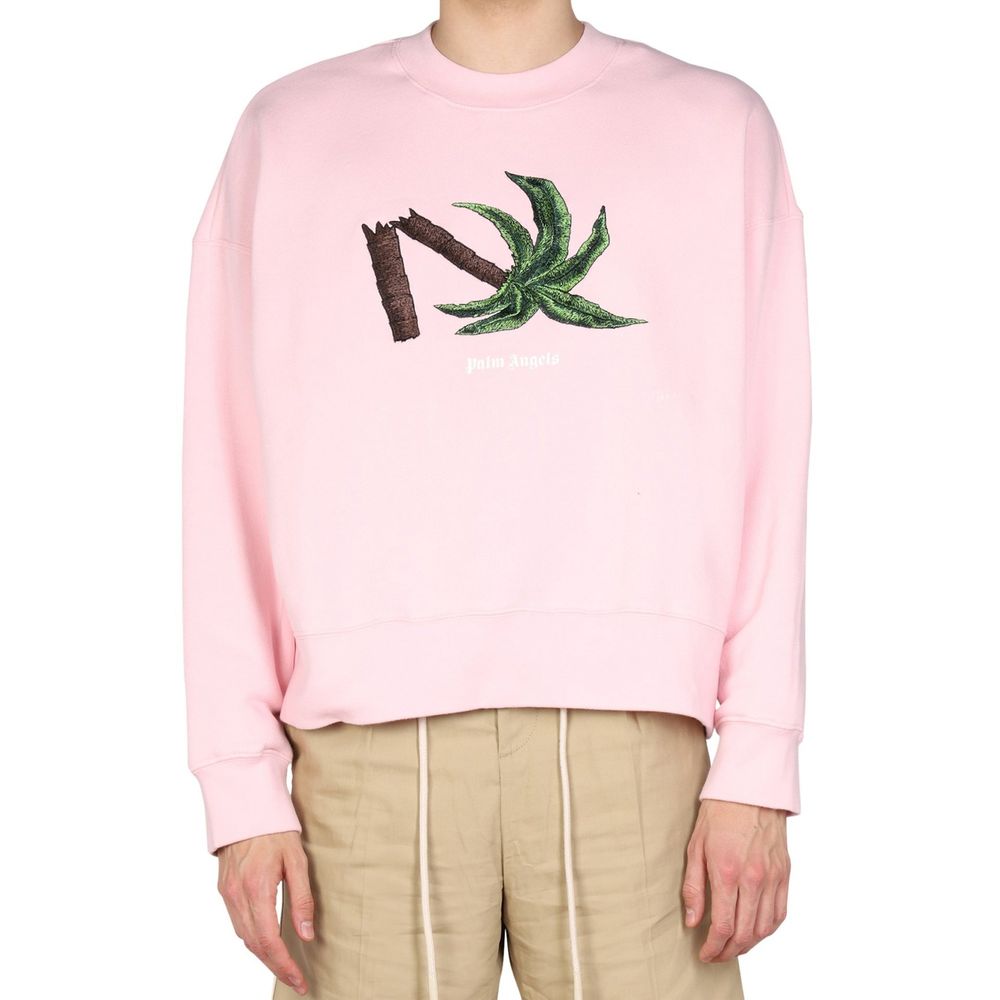 Sweatshirt en coton multicolore Palm Angels pour homme