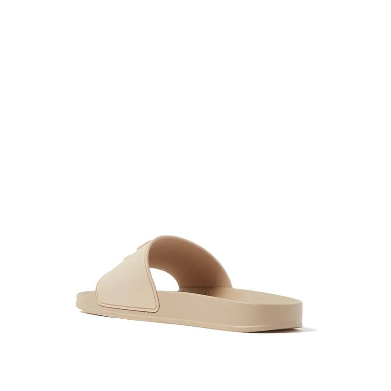 Palm Angels Beige Rubber Slides for Women - Comfort & Style