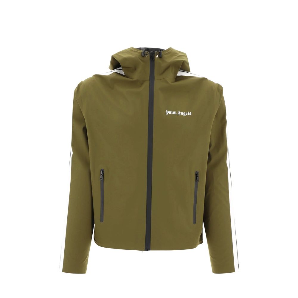 Palm Angels Bicolor Polyurethane Full-Length Jacket