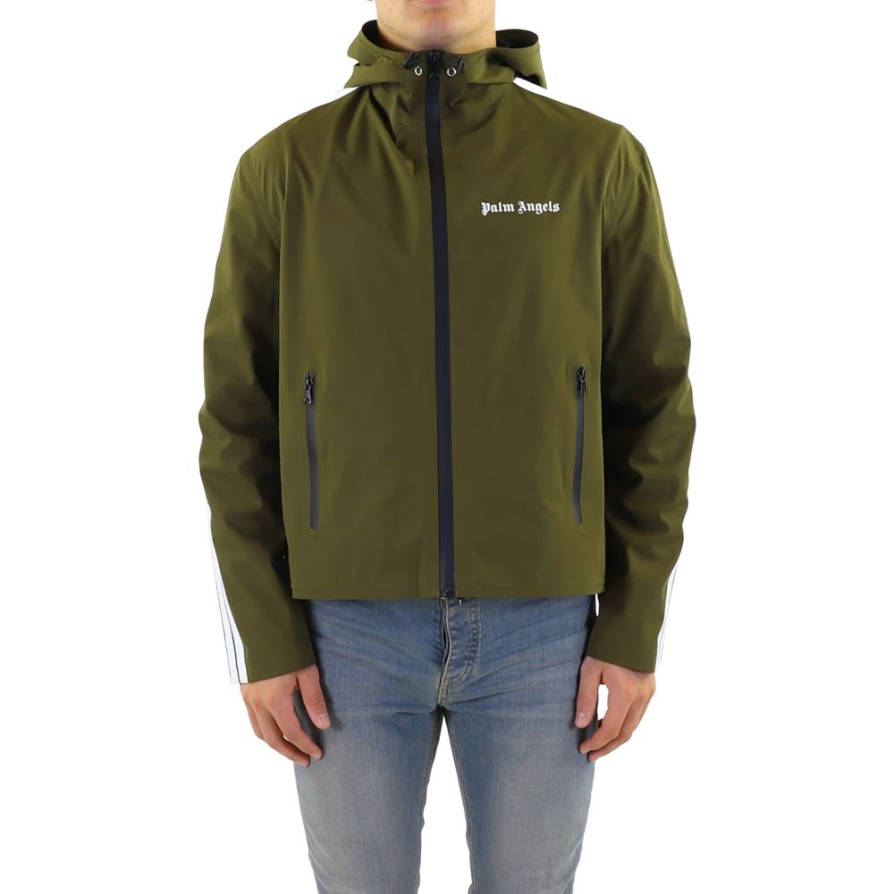 Palm Angels Bicolor Polyurethane Full-Length Jacket