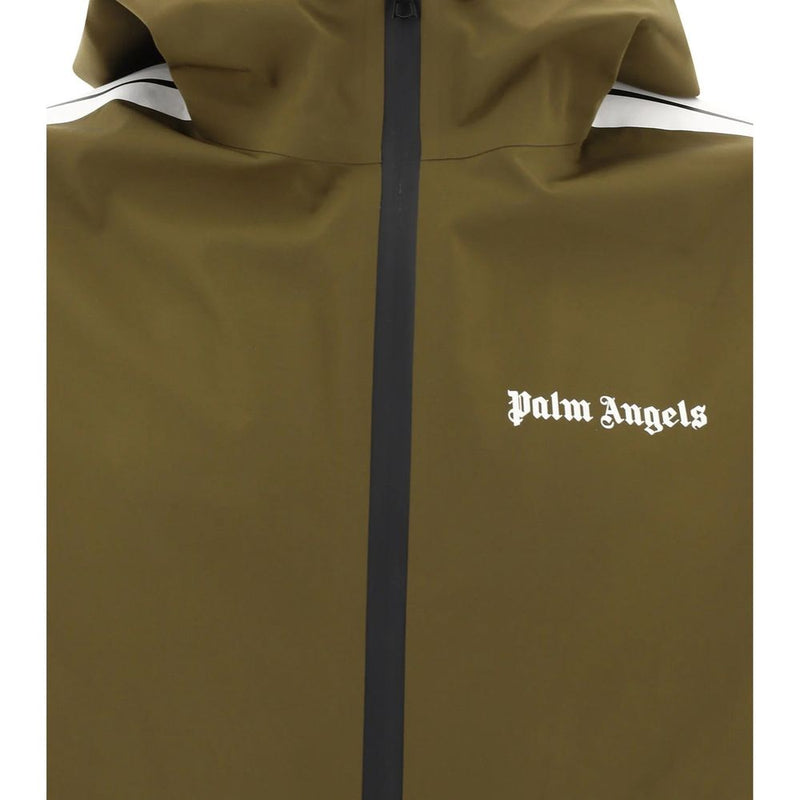 Palm Angels Bicolor Polyethyleen Lange Jas