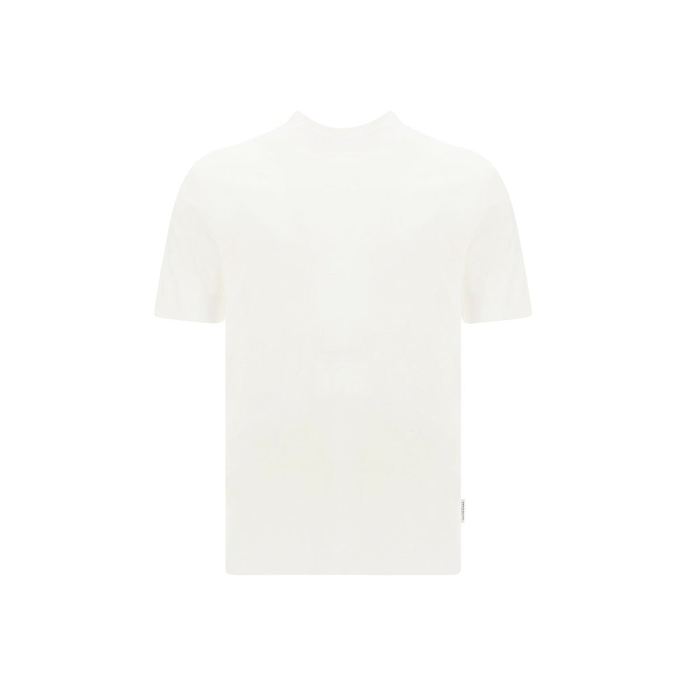 T-Shirt en Coton Blanc Paolo Pecora Milano