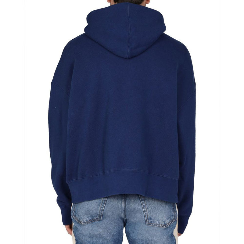 Palm Angels Blue Cotton Sweatshirt for Men