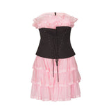 Robe Cocktail Multicolore en Coton Philosophy di Lorenzo Serafini