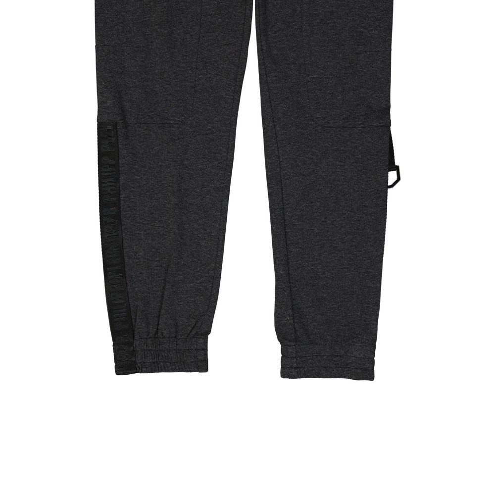Philipp Plein Gray Cotton Joggers for Men - Stylish Workout Pants