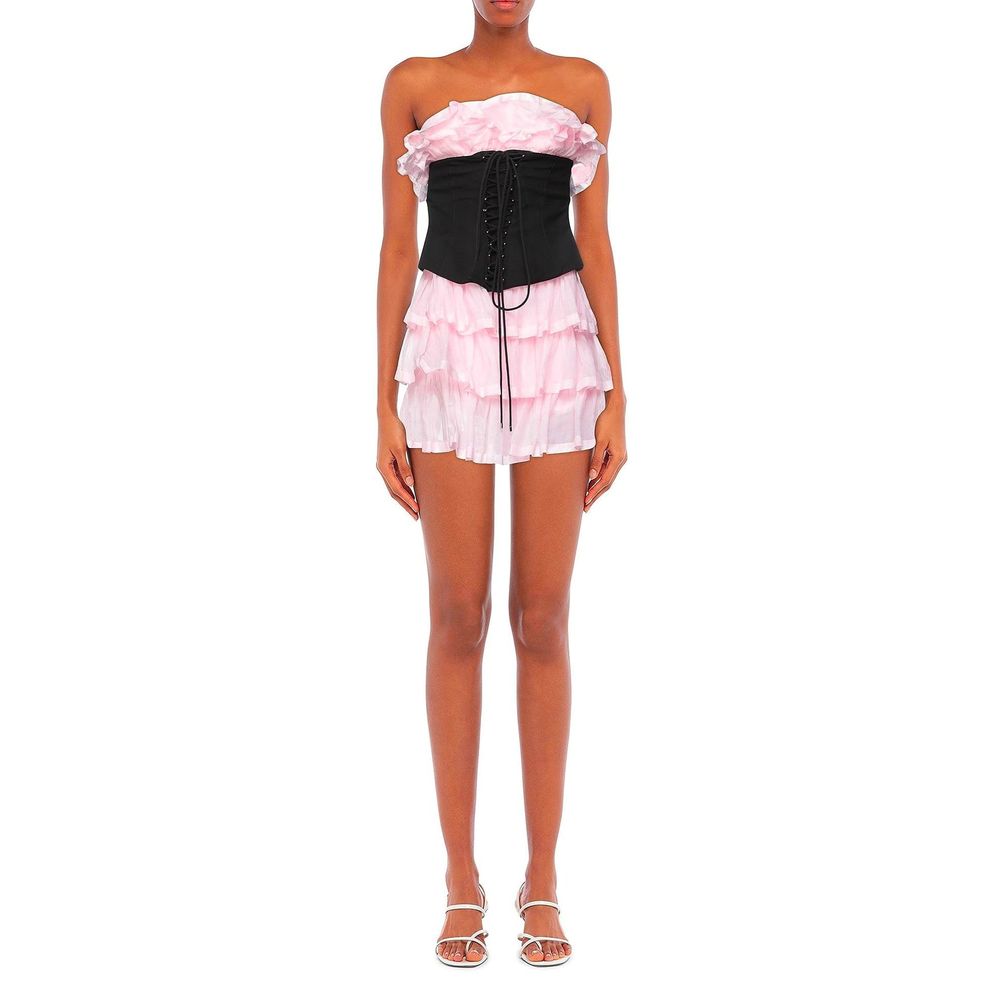 Robe Cocktail Multicolore en Coton Philosophy di Lorenzo Serafini