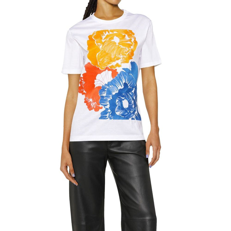 Salvatore Ferragamo White Cotton T-Shirt for Women