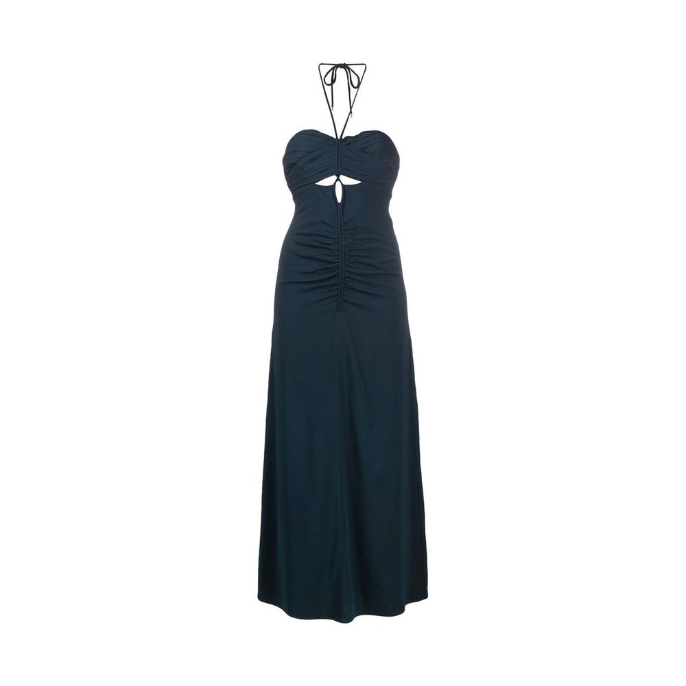 Robe Casual Grise en Viscose Self-Portrait