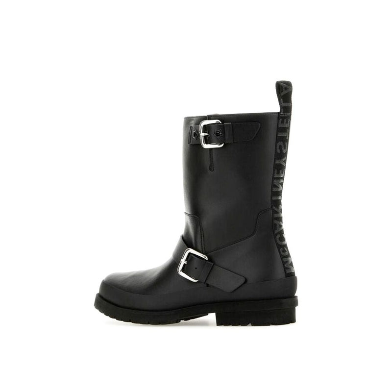 Stella McCartney Bottes Noires en Polyester pour Femmes
