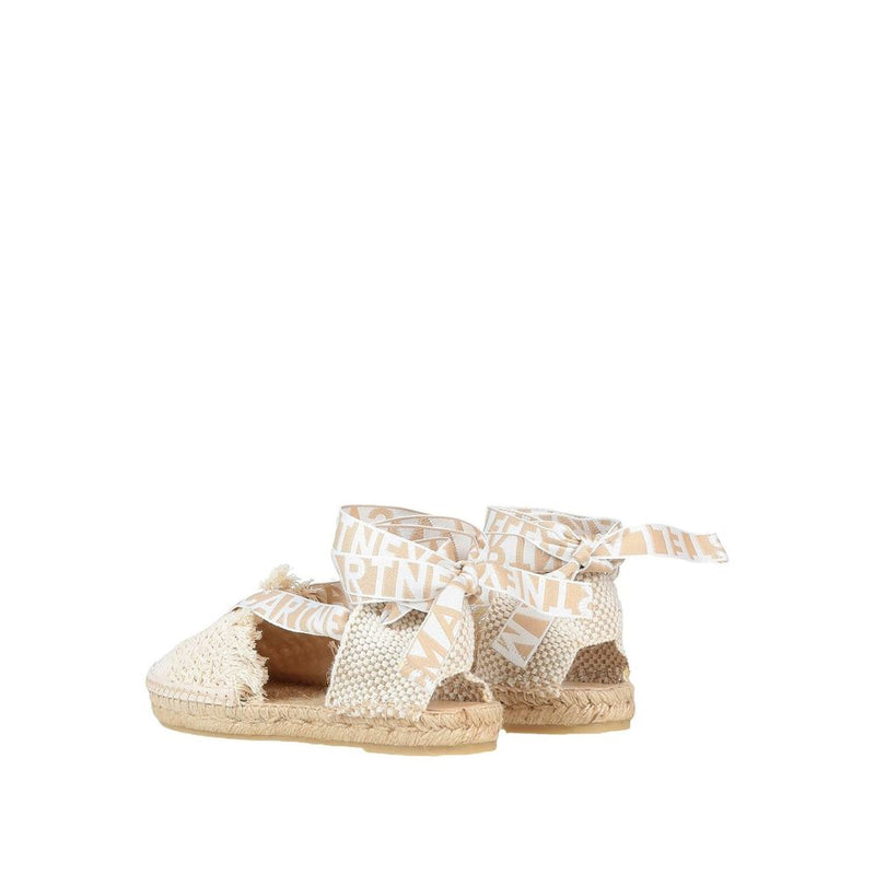 Stella McCartney Espadrilles en Toile Beige pour Femmes