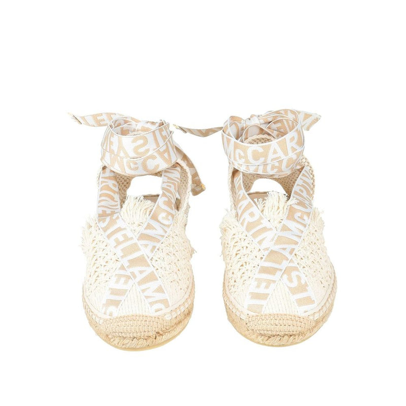Stella McCartney Espadrilles en Toile Beige pour Femmes