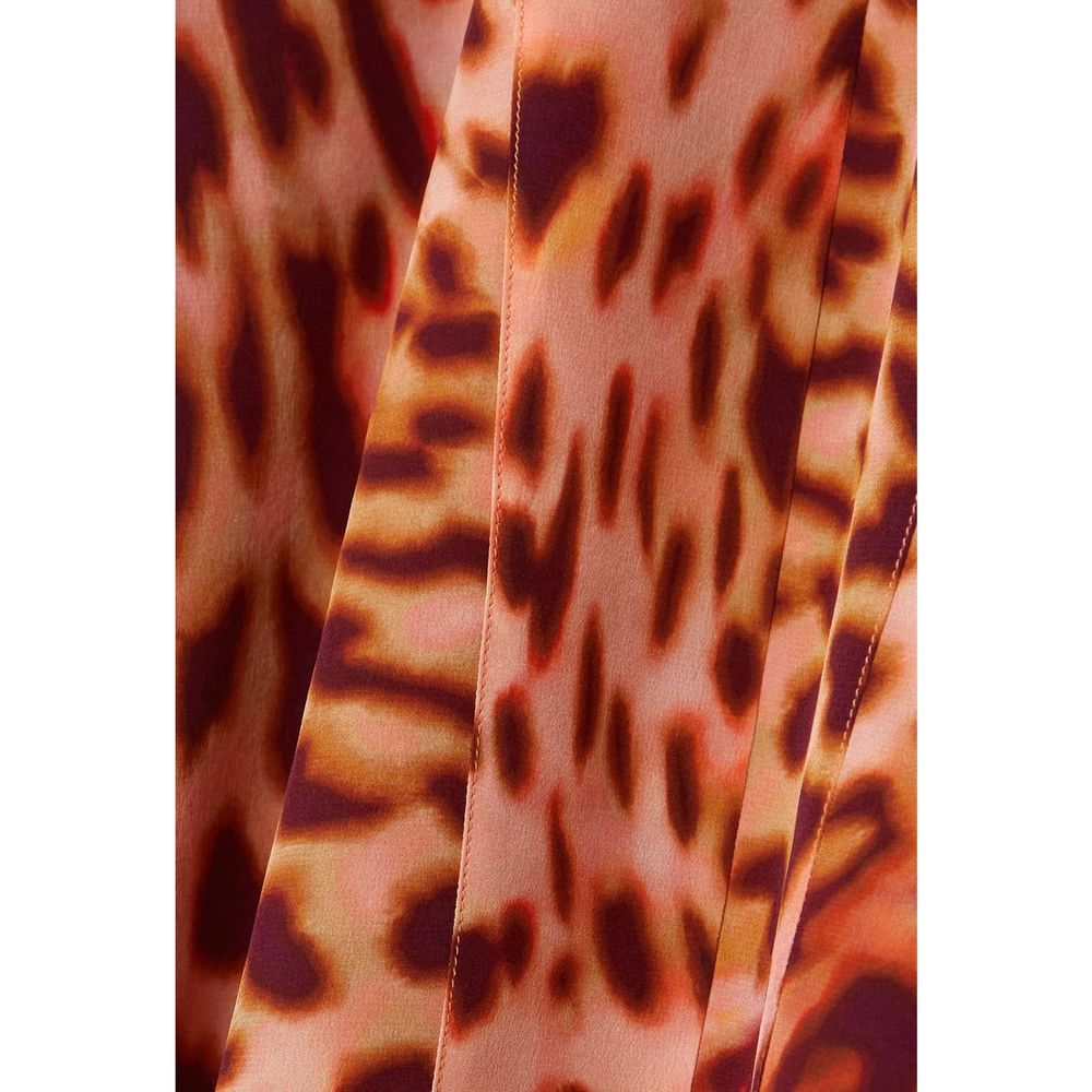 Jupe Midi en Soie Orange Stella McCartney - Élégance Féminine