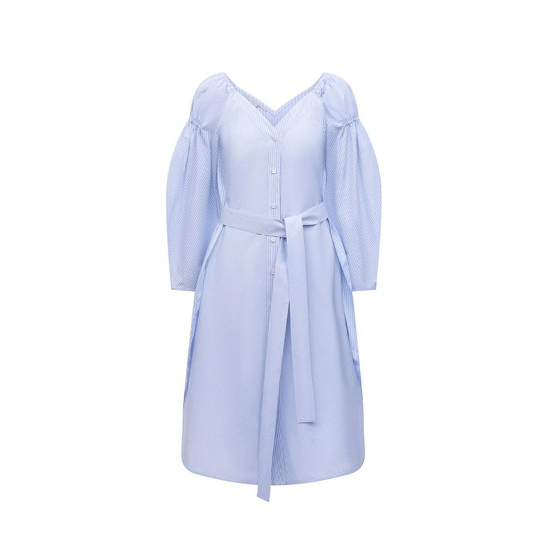 Stella McCartney Blue Cotton Casual Dress - Versatile Style