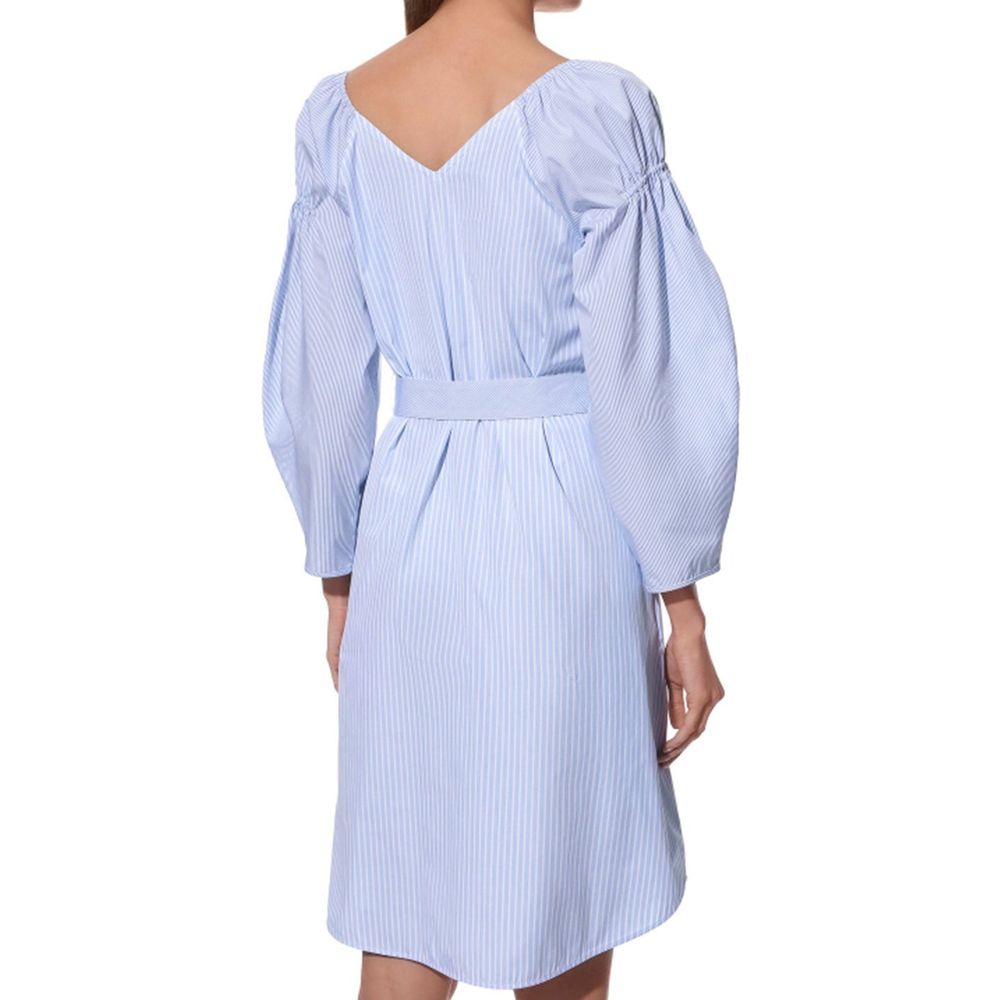 Stella McCartney Robe Casual en Coton Bleu