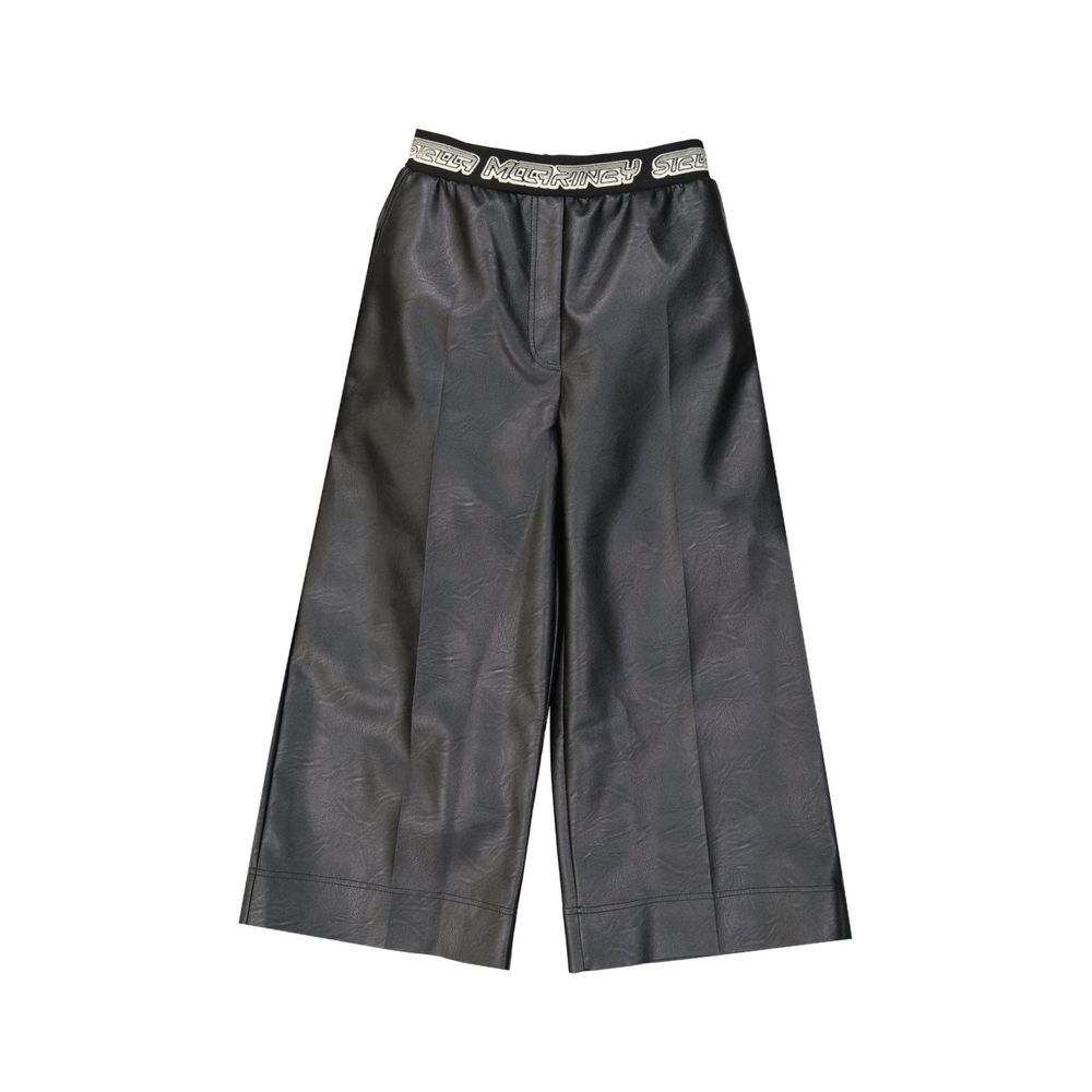 Stella McCartney Pantalon en Cuir Noir - Élégance et Confort