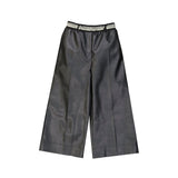 Stella McCartney Pantalon en Cuir Noir - Élégance et Confort