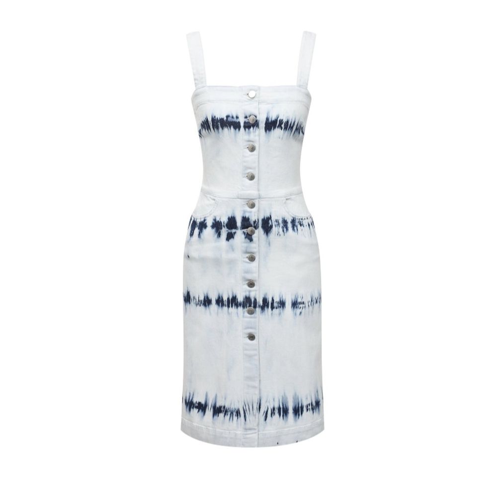 Stella McCartney Robe Casual Bleue - Sans Manches & Élégante