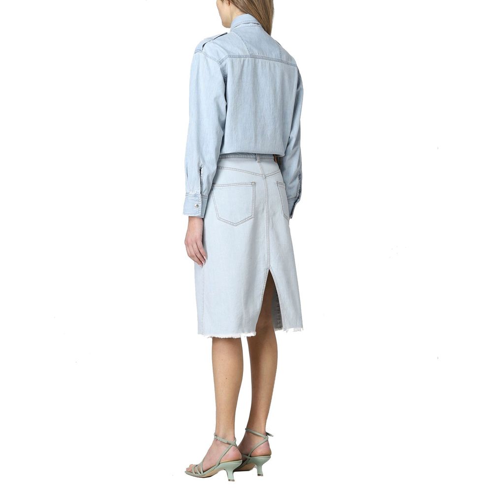 Robe Casual en Coton Bleu Stella McCartney