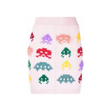 Stella McCartney Jupe Mini Multicolore en Coton