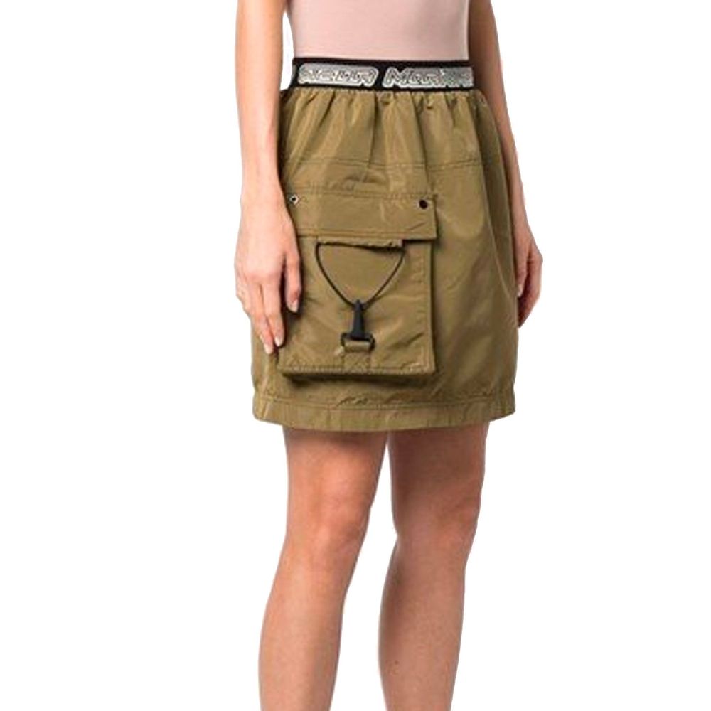 Jupe Mini Bicolore en Polyester Stella McCartney