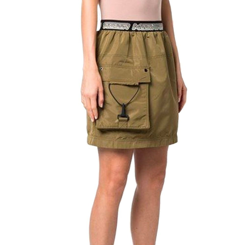 Jupe Mini Bicolore en Polyester Stella McCartney