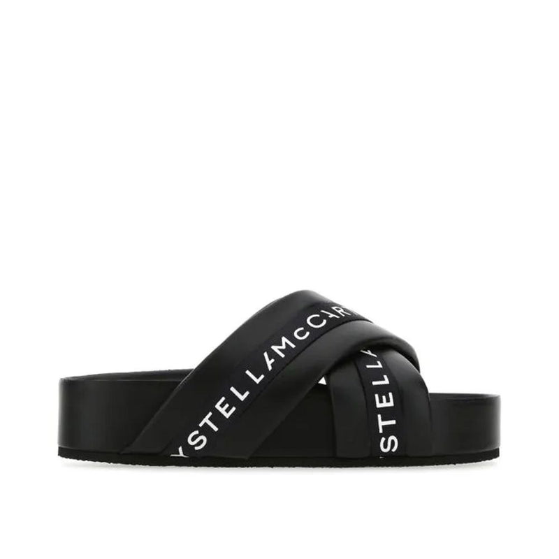 Stella McCartney Black Polyethylene Slippers - Stylish Comfort
