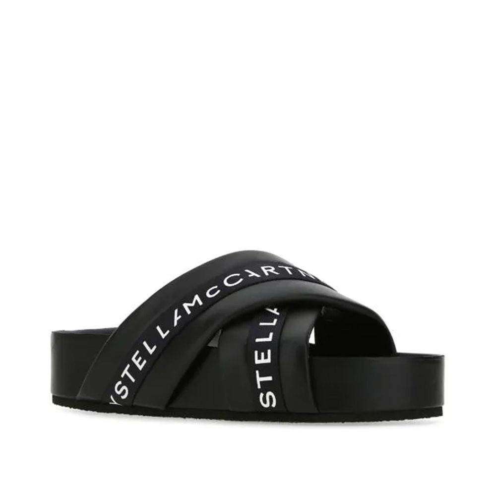 Stella McCartney Black Polyethylene Slippers - Stylish Comfort