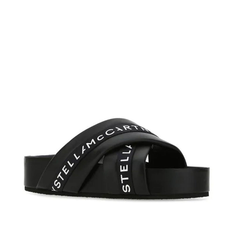 Stella McCartney Black Polyethylene Slippers - Stylish Comfort