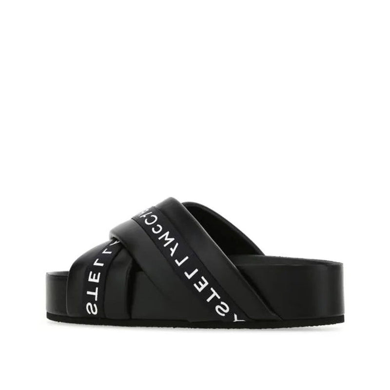 Stella McCartney Black Polyethylene Slippers - Stylish Comfort